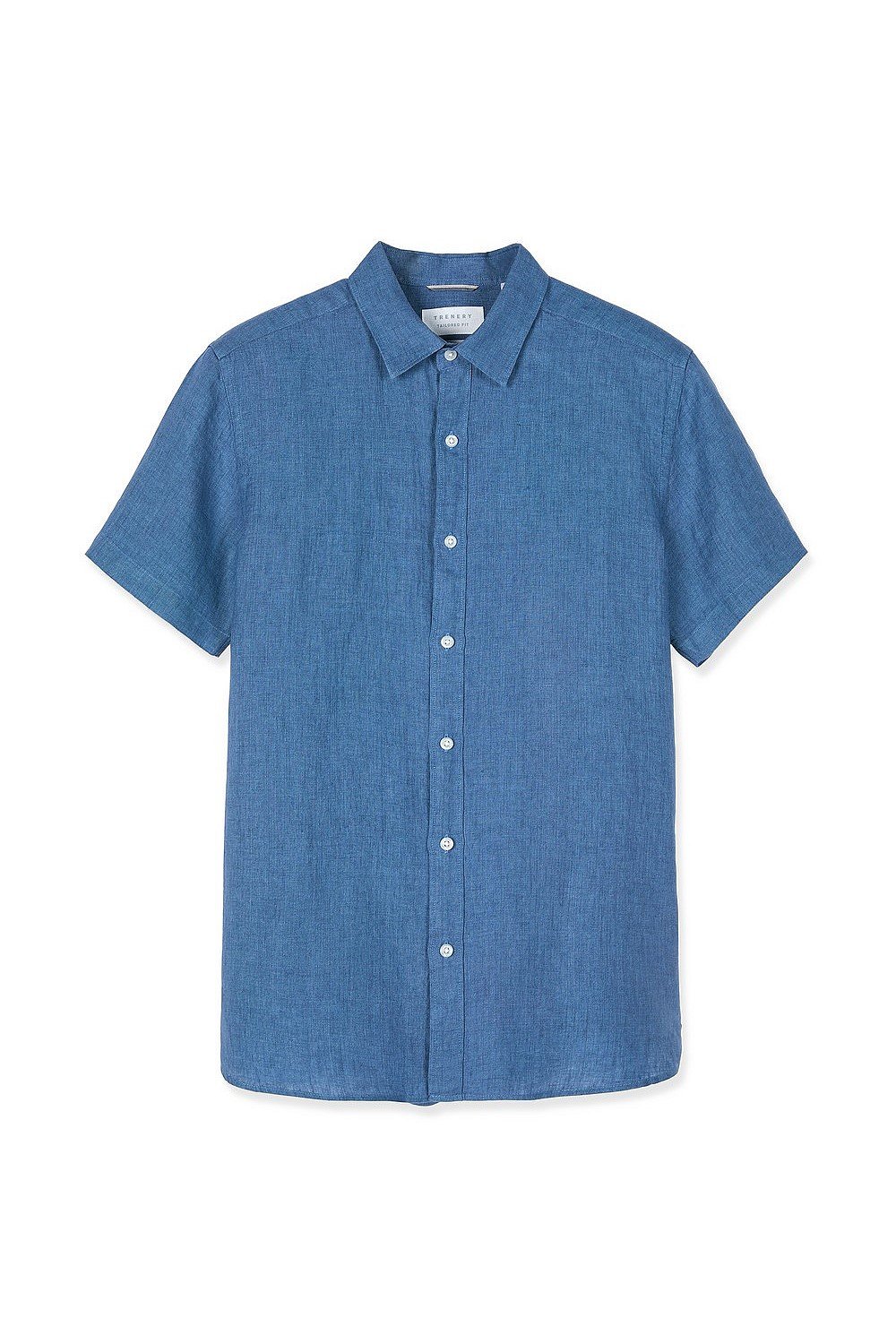 Tailored Fit Delave Linen Short Sleeve Shirt