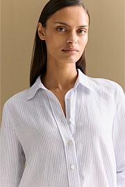 Delave Linen Classic Stripe Shirt