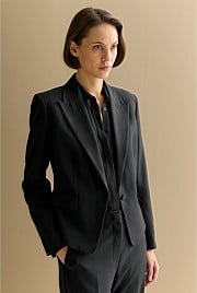 Single Breasted Cropped Blazer