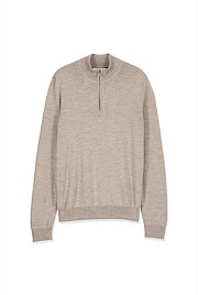 Merino Half Zip Knit