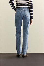 High Rise Straight Leg Jean