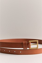 Leather Slim Belt