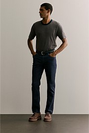 Relaxed Fit Dark Wash Jean