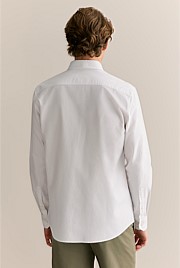 Tailored Fit Cotton Monogram Oxford Shirt