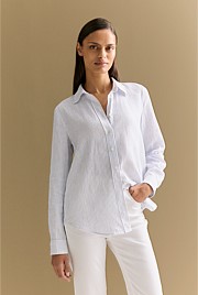 Delave Linen Classic Stripe Shirt