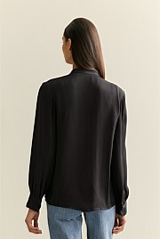 Tuxedo Blouse