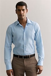 Tailored Fit Poplin Smart Shirt