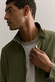 Technical Zip Through Bomber Jacket