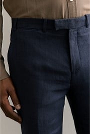 Regular Fit Belgian Linen Pant