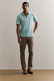 Mercerised Cotton Pique Tipped Polo