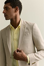 Regular Fit Belgian Linen Blazer