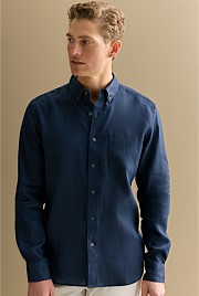 Regular Fit Classic Linen Shirt