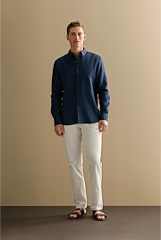 Regular Fit Classic Linen Shirt