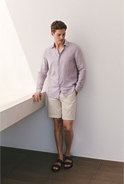 Stretch Cotton Twill Chino Short