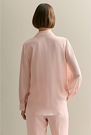 Silk Gather Detail Shirt