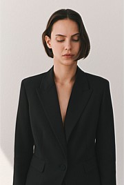 Single Breasted Cropped Blazer