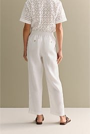 Linen Stretch Waist Pant