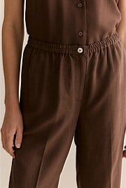 Straight Leg Stretch Waist Pant