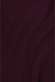 Wool Cashmere Textured Roll Neck