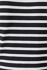 Stripe Mock Neck T-Shirt